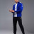 Спортивный костюм KELME Tracksuit (Blue/Black)